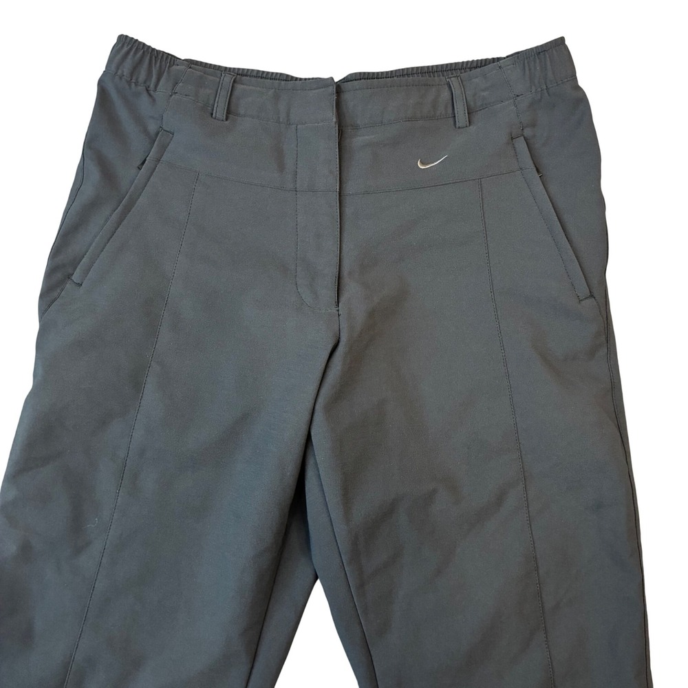 Vtg Nike Presto Pants Women Small Black Zip Ankle Active Hiking Gorpcore Y2K
